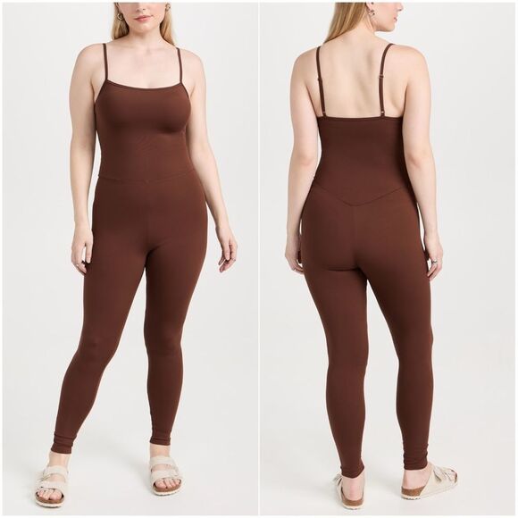 NWT Girlfriend Collective Earth Cami Unitard Jumpsuit Size Large - Picture 4 of 8